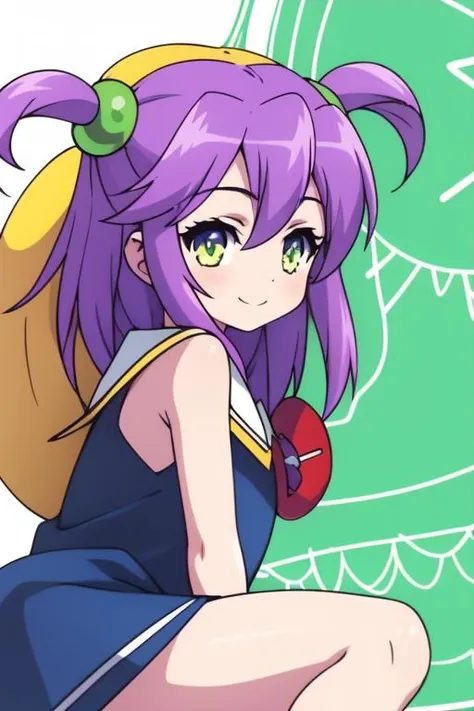 <lora:Eko:0.8>,ãEko, 1girl, soro, smile, under body, blue_dress, Yellow_hat,
ï½asterpiece, high quality, very_high_resolution, large_filesize, full color,