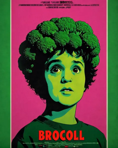 cinexart title: "Broccoli" movie poster <lora:cinexart:1>