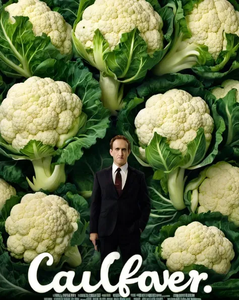 cinexart title: "Cauliflower" movie poster <lora:cinexart:1>