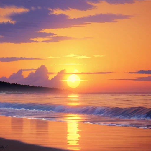 the ocean at sunset <lora:supercrooks:0.75>