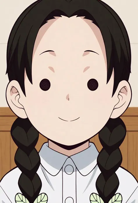<lora:HyLper-Accelerate-PAseer:1> score_9, score_8_up, score_7_up, best quality, uncensored, source_anime,
BREAK
front view, little smile, closed mouth, standing, looking at viewer, upper body, portrait, close-up face, facing viewer, indoors,
1girl,
<lora:ds-butterfly_mansion_girls_XL(pony):1> cornea less, (ds-takadanaho, twin braids, green hair ribbon, green butterfly hair ornament:1.3), black hair, black eyes, collared shirt, white dress, green obi, white skirt, white socks, sandal,
(ds-terauchikiyo, medium hair, pink hair ribbon, pink butterfly hair ornament, ds-nakaharasumi, low twintails, blue hair ribbon, blue butterfly hair ornament:-1)