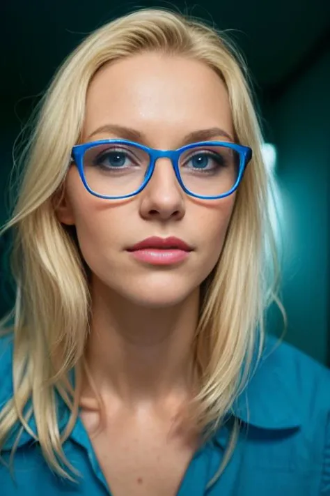 (close-up editorial photo of 20 yo woman, blonde hair and blue eyes, slim American sweetheart, eyewear view, glasses, pov, x-ray glasses, x-ray vision) (dim lit room:1.4) <lora:epiNoiseoffset_v2:1.2> <lora:xRayGlasses_v00:0.3>, POV, by lee jeffries, nikon d850, film stock photograph ,4 kodak portra 400 ,camera f1.6 lens ,rich colors ,hyper realistic ,lifelike texture, dramatic lighting , cinestill 800,
