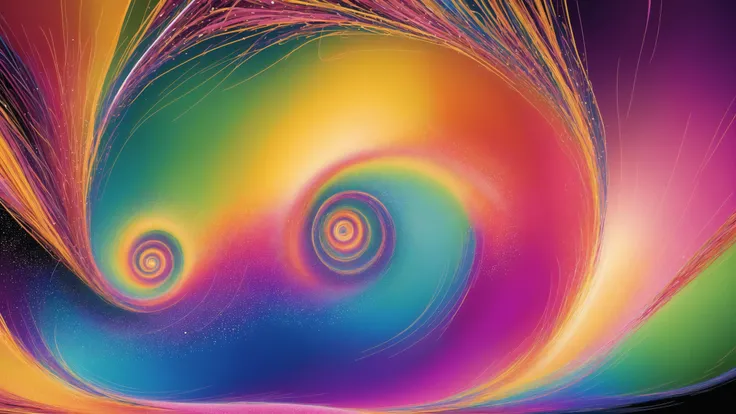 Art By Alex Gray, Psychedelic, Vibrant, Geometric, Detailed, Intricate, Colorful, Abstract Expressionism, trippy, swirls, abstract shapes, multicolored, mesmerizing, sparks, mind blowing, visually stunning, ethereal, cosmic artwork, visionary art, surrealist art, optical illusion, space age design, kinetic art, ethereal dreamscapes, modern art movement, unreal digital art