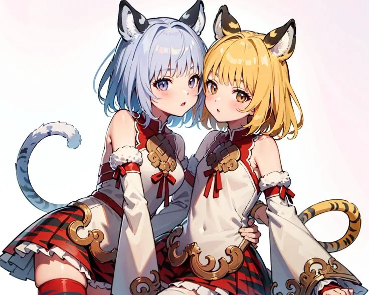 masterpiece,high quality,solo,outdoors,,fang,,2 people,pumasisters,1girl,animal ears,big hair,long hair,blonde hair,swimsuit,shoulder armor,2 people,
pumasisters,1girl,fang,animal ears,big hair,long hair,blonde hair,swimsuit,shoulder armor,upper body,
<lora:pumasisters2:0.7> <lora:Shiro Masamuneloha:0.5> shiro masamune