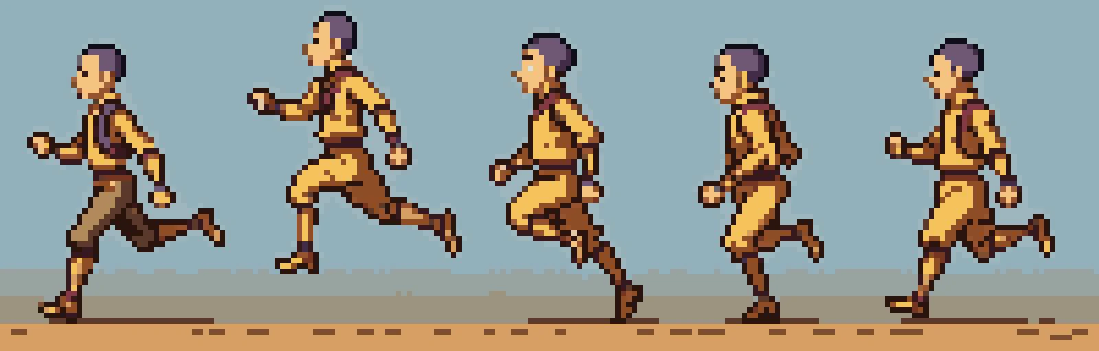 pixel,pixel art,pixelart,xiangsu,xiang su,full body,(((solid background)))<lora:pixel sprites:1>
1Guy,Avatar,Avatar Aang, Aang, monk,side view, running, sequence frames, masterpiece,best,quality <lora:aang_avatar:1>
