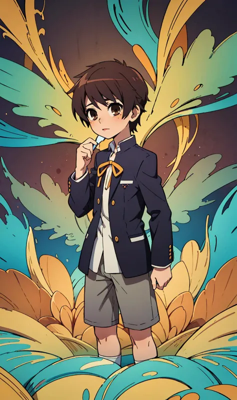 (masterpiece, top quality, best quality, official art, beautiful and aesthetic:1.2), (1boy:1.8), extreme detailed,(fractal art:1.3),colorful,highest detailed,
SAKAKIBARA_KOUICHI
BROWN HAIR
BROWN EYES
SCHOOL UNIFORM
<lora:sakakibara_kouichi:0.7>