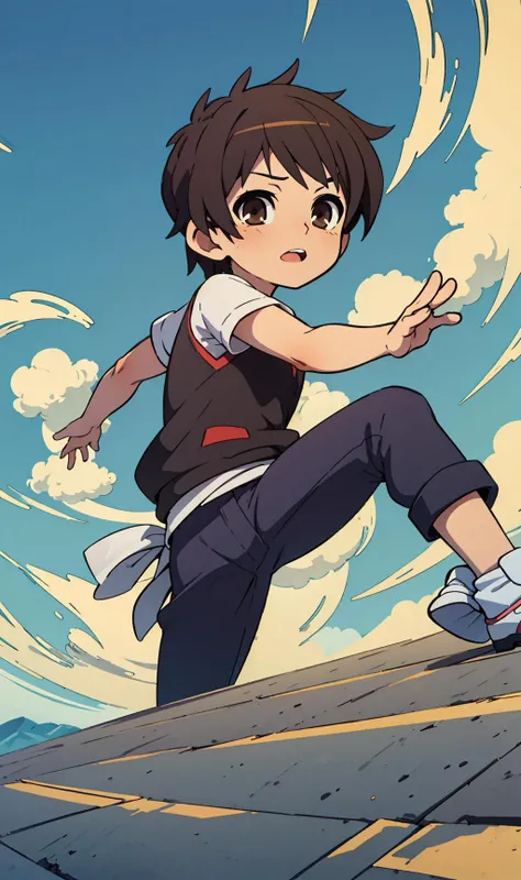 solo,(dynamic pose, dynamic composition :1.3), realistic, detailed,
1boy
(male focus:1.3)
(SAKAKIBARA_KOUICHI
BROWN HAIR
BROWN EYES:1.2)
<lora:sakakibara_kouichi:0.7>