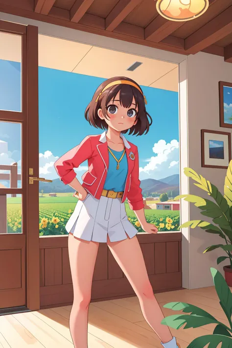 1girl, [ (stylized by Danielle Eckhardt:0.8) and (John Avon:1.0) and (Ivan Albright:1.2) :12], vibrant Photograph, masterpiece, landscape of a Kindhearted Warm Vibrant ([The Sierra Nevada:Sonoma Valley:2]:1.3) in the distance there is The Andes Mountains, lush indoors with Palm tree, Foggy, Visual novel, Fearful, Lowbrow Art, Warm lighting, Orton effect, Fujifilm XT3, Low shutter, High Contrast, Rule of Thirds, Film grain, 4K, masterpiece, ornate