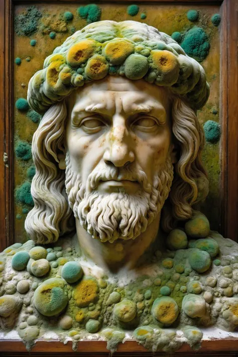 ral-mold,<lora:ral-mold:0.5>,
Leonardo di ser Piero da Vinci's Uomo vitruviano,composed of mold colonies,is colorful and full of life,