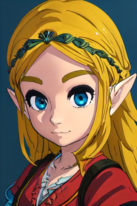 1girl,,<lora:TFM_Chibi_Zelda:0.6> dressed as a character from legend of zelda