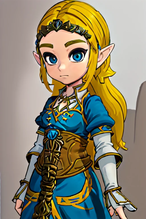 1girl,,<lora:TFM_Chibi_Zelda:0.6> dressed as a character from legend of zelda