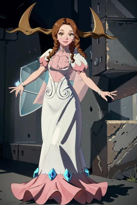 (masterpiece,best quality),1girl,pkmnvenus,solo,dress,smile,(veil,covered face:1.2),full body,puffy sleeves,in tunnel,(underground),solo,laughing evilly,<lora:PKMNVenus-09:0.9>, <lora:LORA-XenoDetailer-v2:0.2>