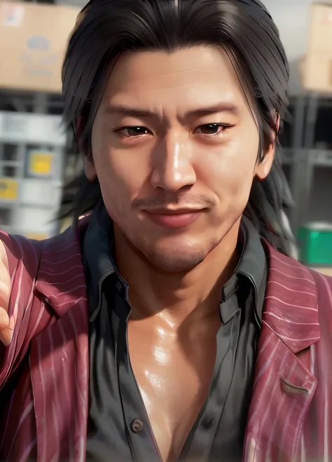 (SFW,8k, RAW photo, best quality, masterpiece:1.2),(realistic, photo-realistic:1.37),1 man,akiyama ,(((portrait,smile,pointing at viewer))), <hypernet:akiyama:1>