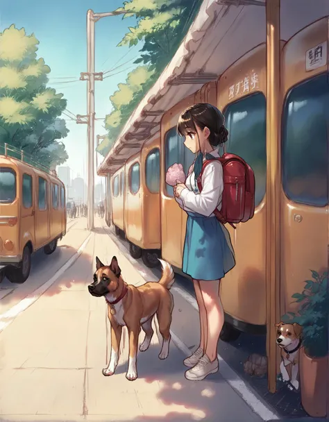 score_9,score_8_up,score_7_up,score_6_up,score_5_up,score_4_up source_questionable, outdoors,indoors,bag,blurry,no humans,depth of field,blurry background,animal,backpack,dog,train station <lora:officialpit_style_v11:0.8>,,<lora:kawakami_rokkaku_pony_v2:0.8>,score_9,source_anime,,