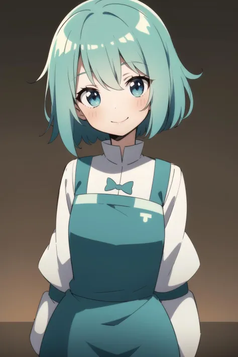 1girl, solo, smile, tatara_kogasa, anime_coloring