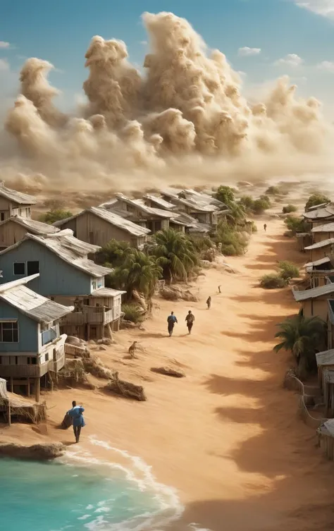 suburbia, saltwater,coral bleaching <lora:绪å¿-æ²æ´ sandstorm:0.9>