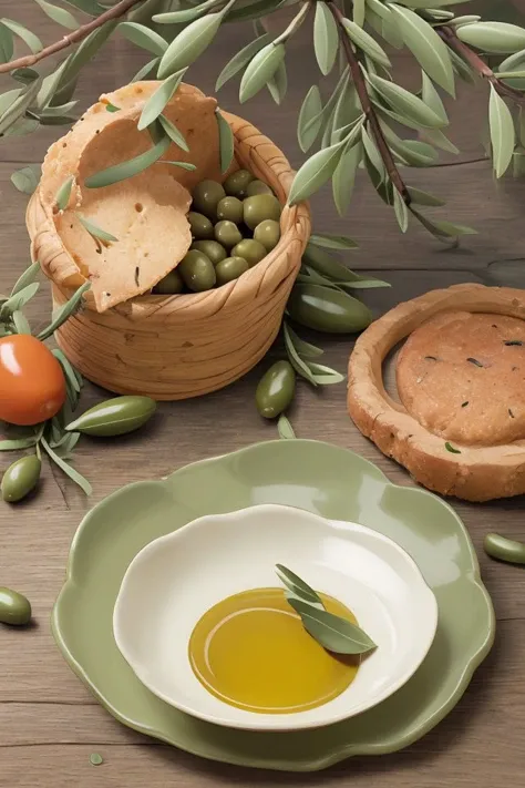 Olive oil food