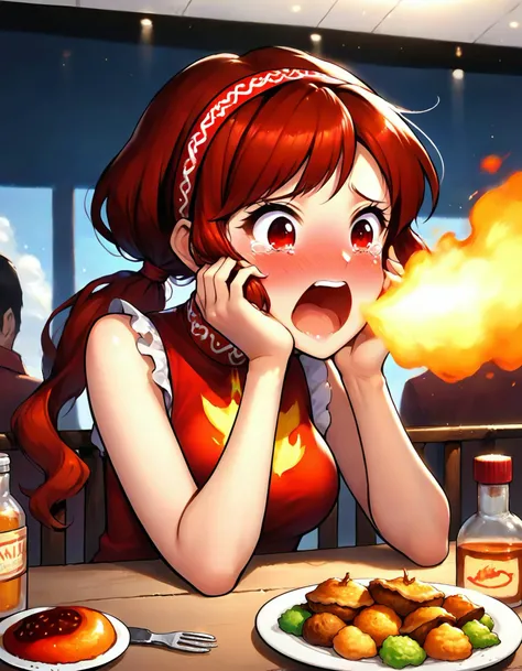 score_9, score_8_up, score_7_up, source_anime, best quality, raing_questionable,BREAK,hot sauce, bottle, chili pepper icon,
BREAK, detailed, intricate details, highres, masterpiece, aesthetically pleasing,sexy,from side, vivid,
, <lora:quality1:0.8>, , <lora:ALTXL_pony_0061_8:0.8> <lora:Pony_DetailV2.0:2.0> <lora:hand 4:0.8> Hand , <lora:cnv3mdde878c738thn20:0.7>, <lora:wodeipoi:0.4> wodeipoi, <lora:fire_breath_pony:0.8>