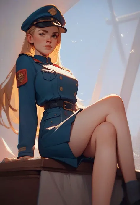score_9, score_8_up, score_7_up,
1girl uniform sit crossed leg
