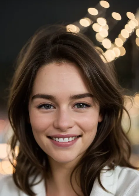 <lora:emlclrk2-24:1> a photo of emlclrk, long hair,smile,brown hair,wearing sweater,canon powershot,looking at viewer,(close-up),at night,masterpiece,highly detailed,8k,bokeh,extreme dof,soft lighting,volumetric lighting