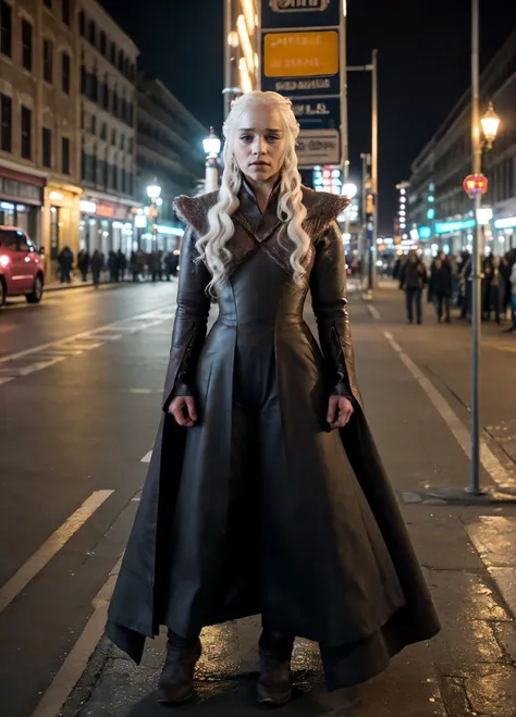 <lora:emlclrk2-24:1> a photo of emlclrk2, long wavy hair,braided hair,dragonrider armor,canon powershot,looking at viewer,(extreme close-up:1.2),city street,night,neon lights,masterpiece,highly detailed,8k,bokeh,extreme dof,soft lighting ,<lora:add_detail:1> (add_detail:1.3)