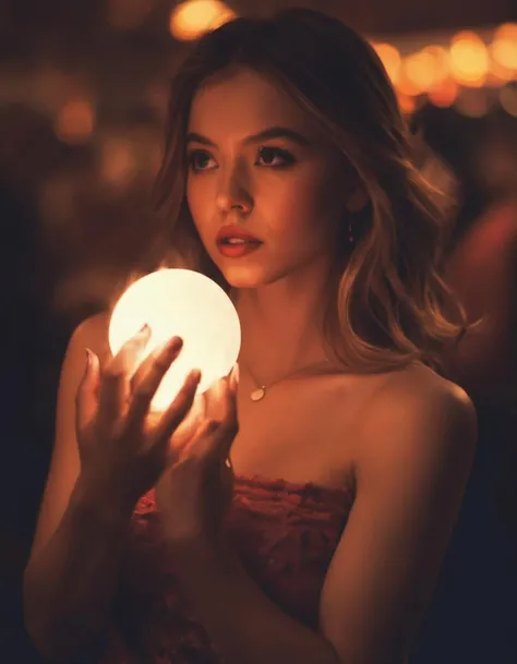 beautiful (ohwx woman) <lora:sydney_lora_sdxl_v1-000008:1> doing an epic dance with a ball of fire, art by ilya kuvshinov and lois van baarle ross tran trending on deviantart pinterest hyper detailed photorealistic highlights & shadow hd 8k post-processing high resolution award winning photography portrait cinematic lightning lighting chiaroscuro composition 85mm f1.4 dg os r lens in the style alphonse mucho le