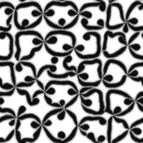 geometrix, bold relief pattern