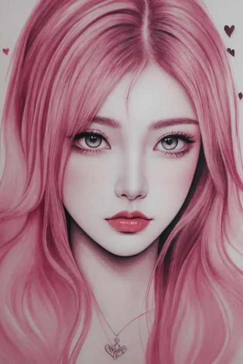 (ink was:1.3), portrait,1girl, vivid colors, colorful, pastel colors,