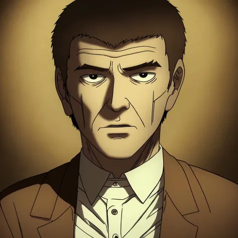 Harrison Ford , portrait , <lora:MobPsycho:0.75>