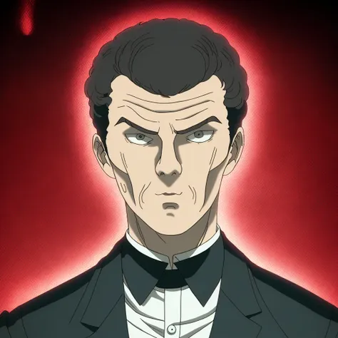 Benedict Cumberbatch ,  medium shot ,  <lora:MobPsycho:0.75>