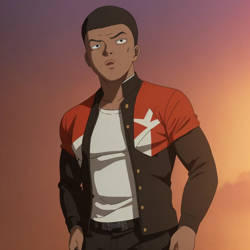 John Boyega ,  full body,  <lora:MobPsycho:0.75>