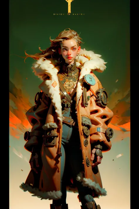 green:1.5, orange:1.1, white:1.3, yellow:1.3, (rapper with dread hair),tattoos, (power puffer clothes:1.2),flowers,leaves,fog,lines,circles background