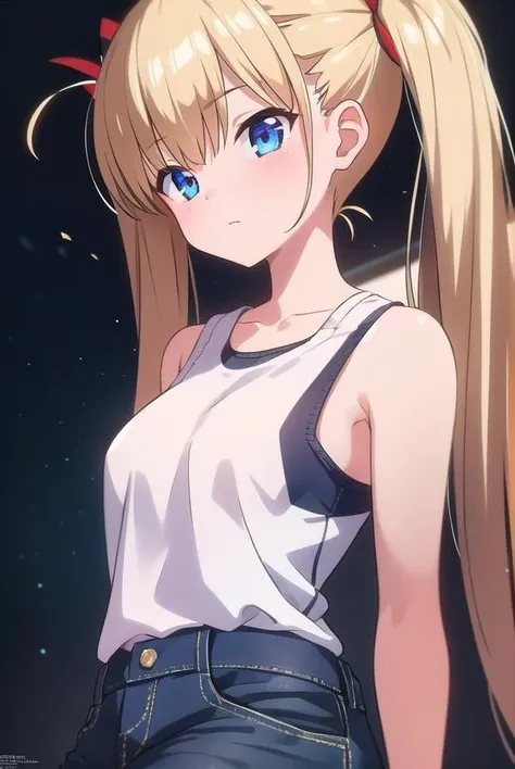 airiakizuki, <lora:airiakizuki-lora-nochekaiser:1>, 
airi akizuki, long hair, blue eyes, blonde hair, twintails,
BREAK skirt, thighhighs, striped, striped thighhighs, denim skirt,  shoulders, shirt, sleeveless shirt, white shirt, red shirt,
BREAK looking at viewer,
BREAK outdoors,
BREAK <lyco:GoodHands-beta2:1>, (masterpiece:1.2), best quality, high resolution, unity 8k wallpaper, (illustration:0.8), (beautiful detailed eyes:1.6), extremely detailed face, perfect lighting, extremely detailed CG, (perfect hands, perfect ),