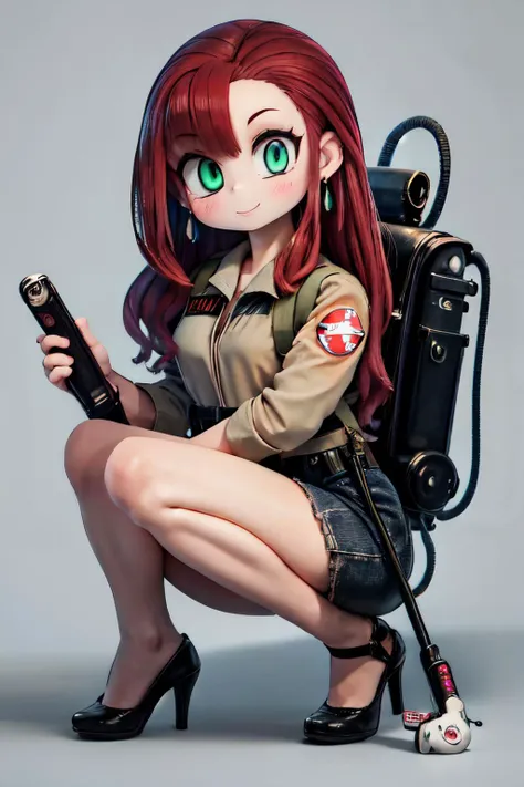 (masterpiece, best quality;1.3), extremely detailed ,ultra detailed, 1girl, solo, smile,
<lora:Ghostbuster:0.7>ghostbuster uniform,protopack, mikm,
, newyork city, <lora:MiKmv1-1500b:0.7>
earrings, green_eyes, high_heels, jewelry, long_hair, red hair,