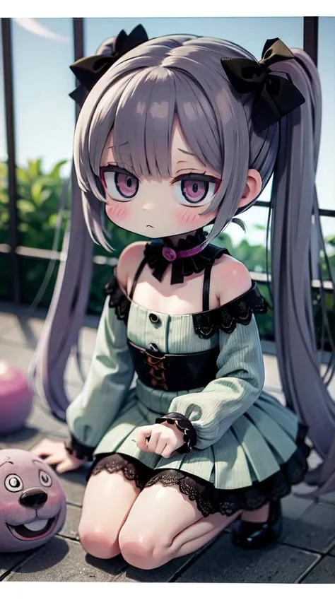 ((absurdres, masterpiece)) 1girl, kawaii, anya, playground
