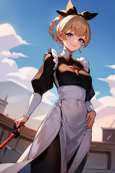 ((masterpiece,best quality)), absurdres,
<lora:Rosaline_AFK:0.7>, Rosaline_AFK, medium breasts, 
solo, smiling, looking at viewer, cowboy shot, 
cinematic composition, dynamic pose,