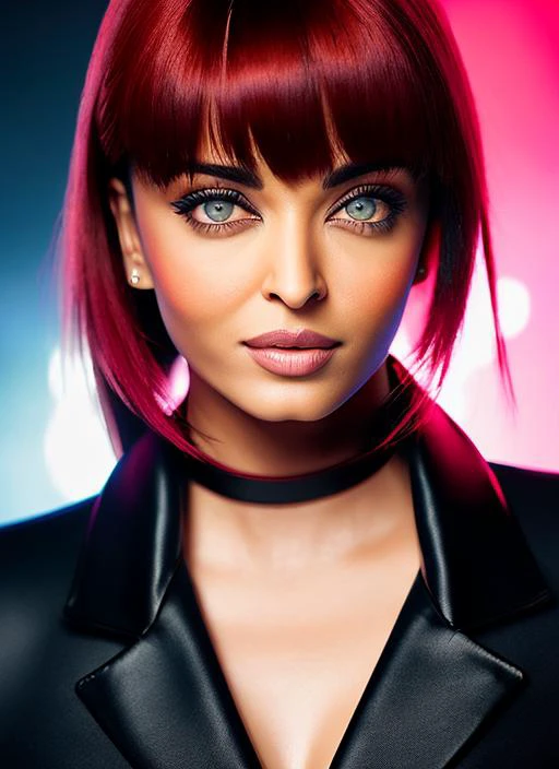 portrait of Aishwarya Rai, withdrawn , wearing leggings , with red Side-swept bangs, background fall, epic (photo, studio lighting, hard light, sony a7, 50 mm, matte skin, pores, colors, hyperdetailed, hyperrealistic), <lyco:Aishwarya Rai:1.1>