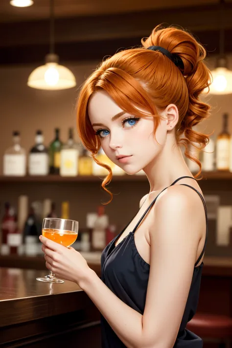 <lora:SadieSinkDogu:0.8>,sdsx woman,at a bar drinking wiskey,((orange hair)),blue eyes,ponytail
<lora:GoodHands-beta2:1>,realistic