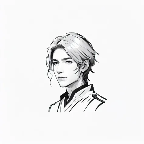 best quality, high quality, 8K, white background, {{{lineart:1.3}}}, 1boy, solo, zlayato, <lora:logo_v1:0.6>, <lora:zlayato5:0.8>