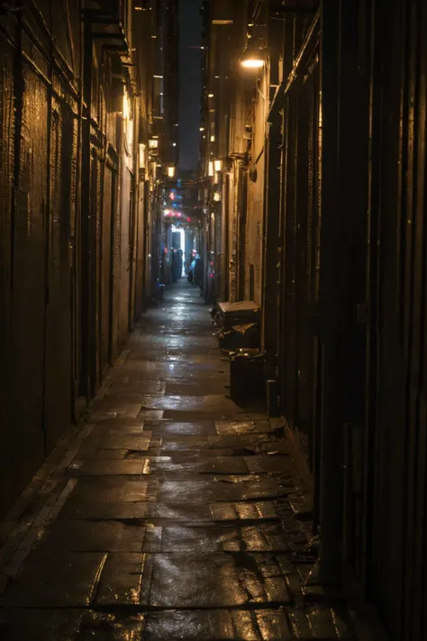 no humans,outdoors,<lora:dirty alley_v1:0.5>, ruanyi046,dirty alley,night,dark,dim lighting,, (8k, RAW photo, best quality, masterpiece:1.3),(realistic, photo-realistic:1.37),realistic skin texture,(photorealistic:1.3),(hyperrealistic:1.2), 1 cute girl,solo,( beautiful eyes:1.2),perfect face