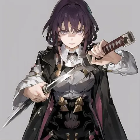 <lora:ChihiroUnsheathingAKatanaMeme:.8> <lora:KafkaV4:1> KafkaV4, INCRSUNSHEATHINGAKATANAMEME, SHEATH, HOLDING SHEATH, (best quality, masterpiece:1.2), ultra detailed