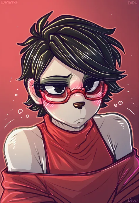 score_9, score_8_up, score_7_up,
(patting:1.1),
by dimwitdog,
uchiha sarada, bare shoulders, black eyes, black hair, blush, red framed glasses, short hair, <lora:Uchiha_Sarada_pony:1>
<lora:PDXL_artist_tags_v2_big:1>
