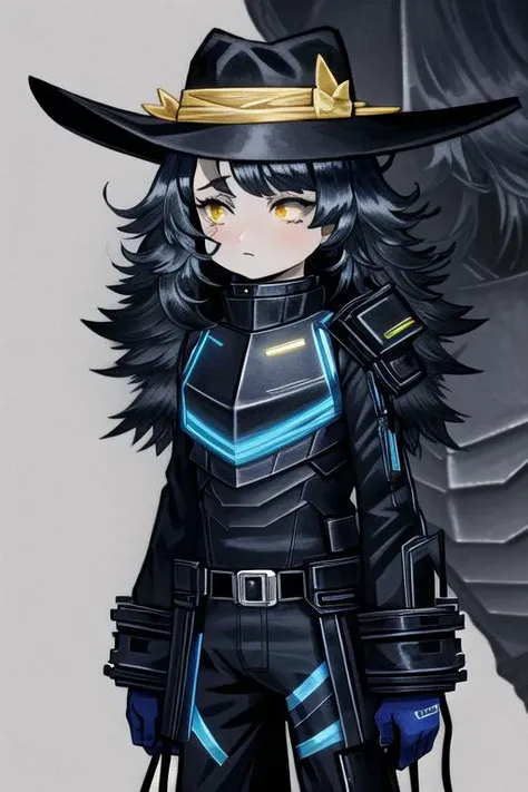 1girl, (hi-tech), (cowboy clothes), explorer, futuristic, device, upgraded body, sharp eyes, delivery, (solo), impossible clothes, (masterpiece), (hyper detailed), technological colors, intricate detail, (detailed pupils), 8k, best quality, highres, (insane details), full body, shades, highlights, (adventure), (tech traces on face), (cowboy hat), accessories, [floating network traces], (nature background), cinematic light, dynamic, <lora:LibraryofRuina-fight:0.9>,