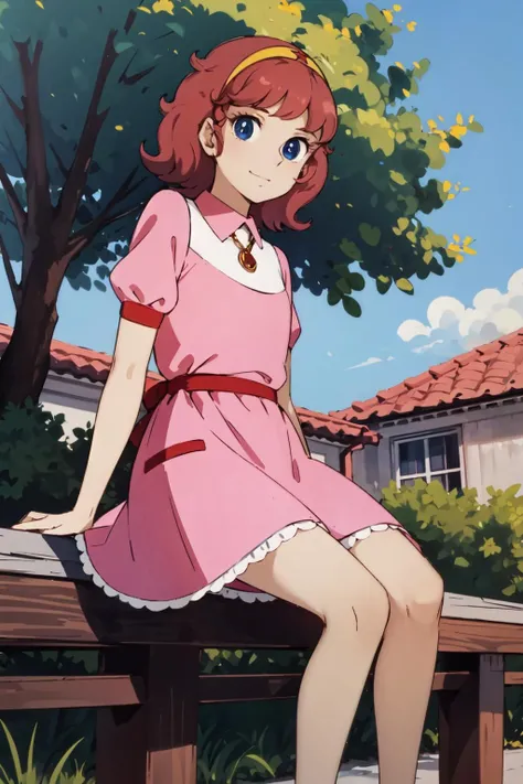 masterpiece, best quality, solo,1girl,looking at viewer,outdoor,
<lora:LalabelV1:0.7>Lalabel, pink dress,