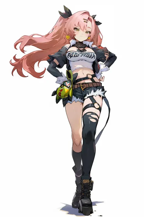 a woman with a guitar and a suitcase in her hand, anya from the spy family x, from Girls' Frontline, Girls' Frontline style, Girls' Frontline universe, katana zero video game character, Mechanical Valkyrie Girl, from the azur lane videogame, e-girl, e - girl, Girls' Frontline, fine-details. Girls' Frontline, kda