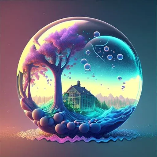bubblerealm <lora:bubblerealm_model:0.75> art