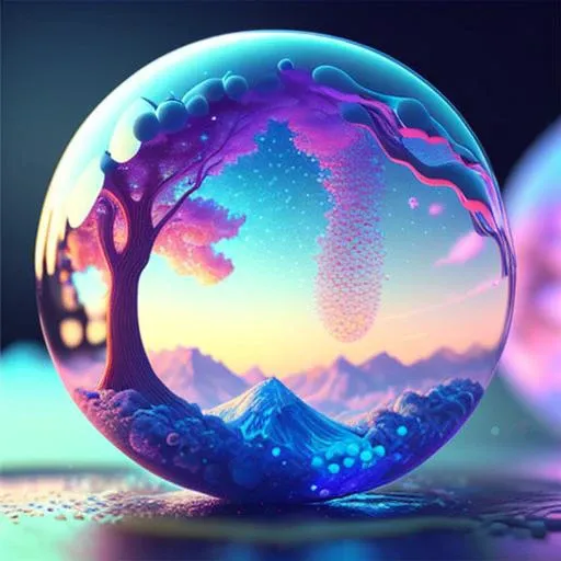 bubblerealm <lora:bubblerealm_model:0.75> art