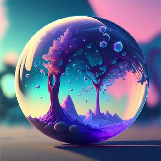 bubblerealm  <lora:bubblerealm_model:0.75> art