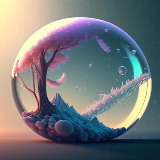 bubblerealm <lora:bubblerealm_model:0.75> art