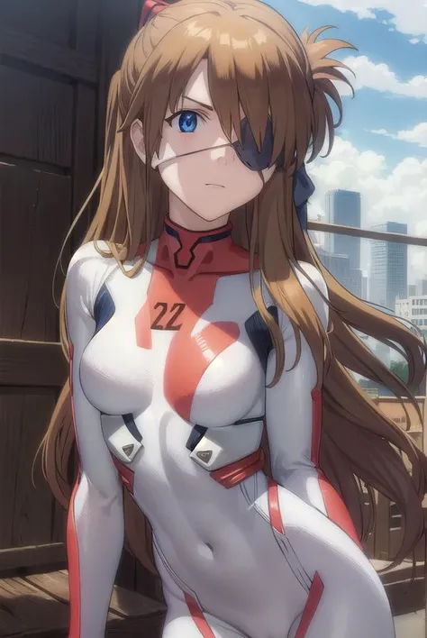 asukalangley, <lyco:asuka langley soryu rebuild-lyco-nochekaiser:1>,
asuka langley soryu, (souryuu asuka langley:1.2), long hair, bangs, blue eyes, brown hair,
BREAK (eyepatch:1.5), bodysuit, pilot suit, plugsuit, (white bodysuit:1.5), interface headset,
BREAK outdoors, city, sky, cloud, sun,
BREAK looking at viewer, (cowboy shot:1.5),
BREAK <lyco:GoodHands-beta2:1>, (masterpiece:1.2), best quality, high resolution, unity 8k wallpaper, (illustration:0.8), (beautiful detailed eyes:1.6), extremely detailed face, perfect lighting, extremely detailed CG, (perfect hands, perfect anatomy),